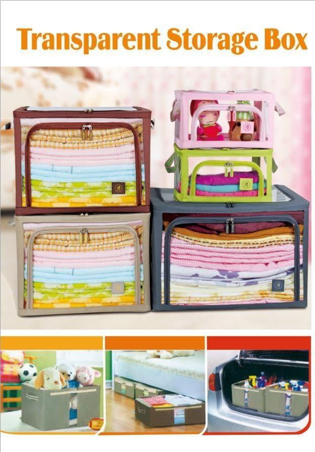 Premium Transparent Storage Bags 88L