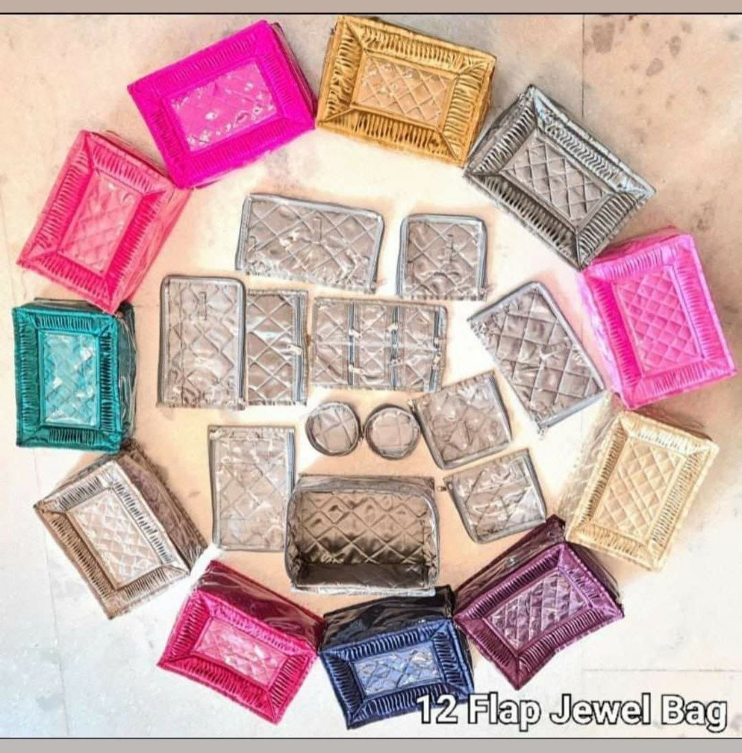 Rectangular Flap/Pocket Jewel Pouch, For Personal