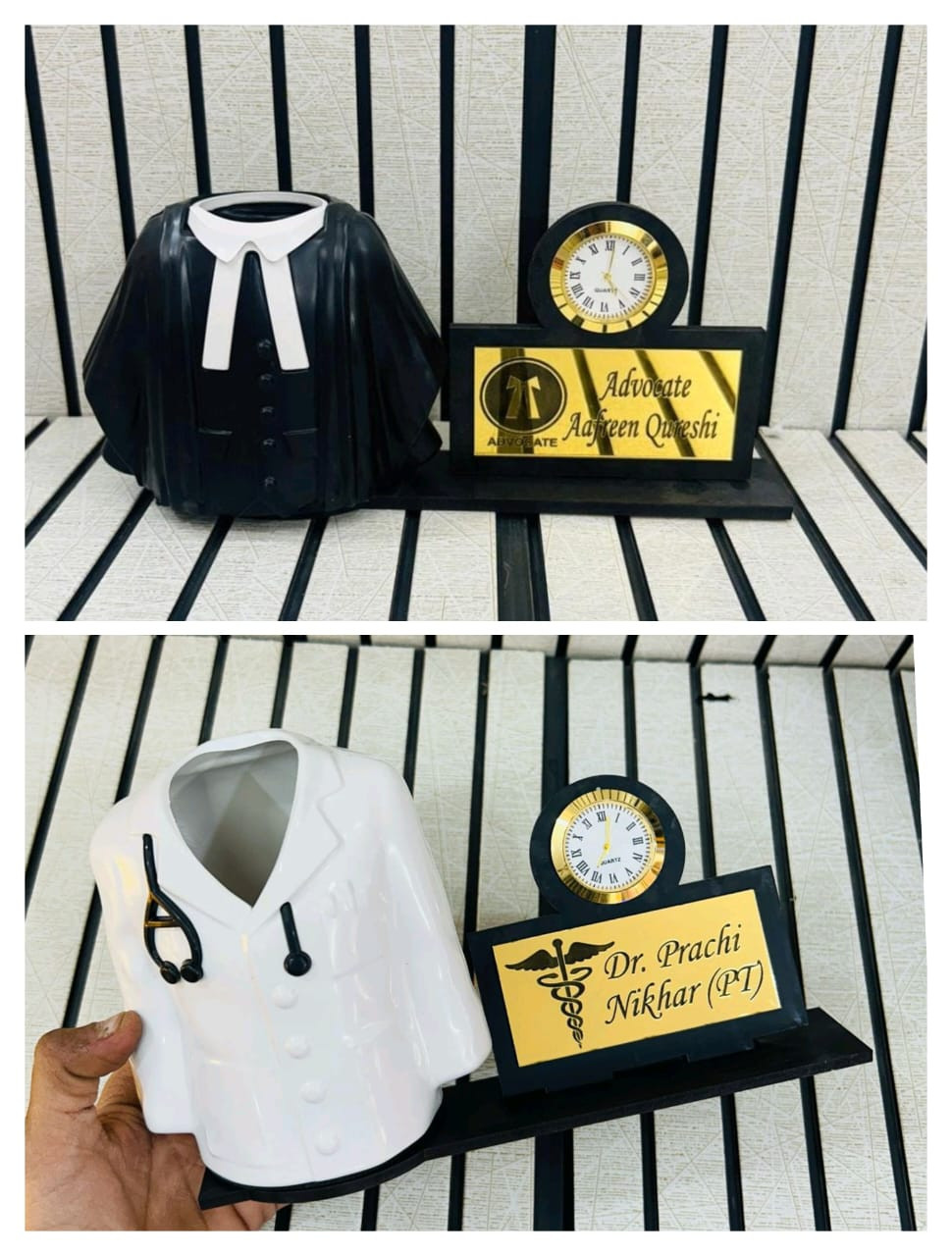 Doctor  Pen Stand:  And   Advocate  Pen Stand: